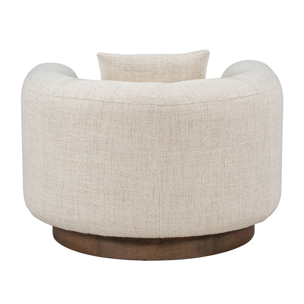Cream Fabric Accent Chair J76255