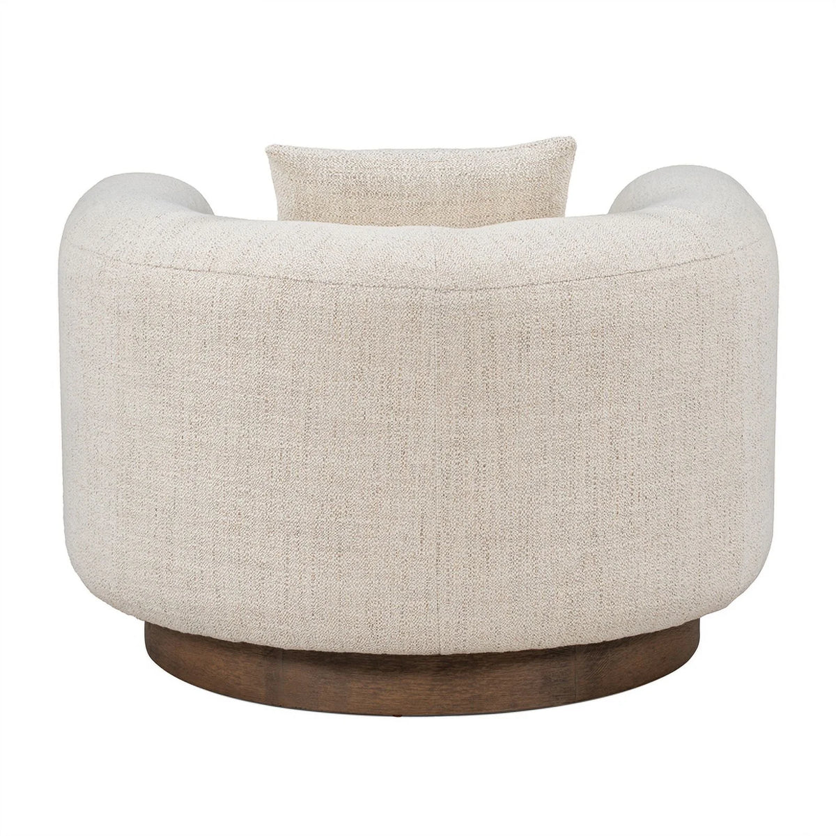 Cream Fabric Accent Chair J76255