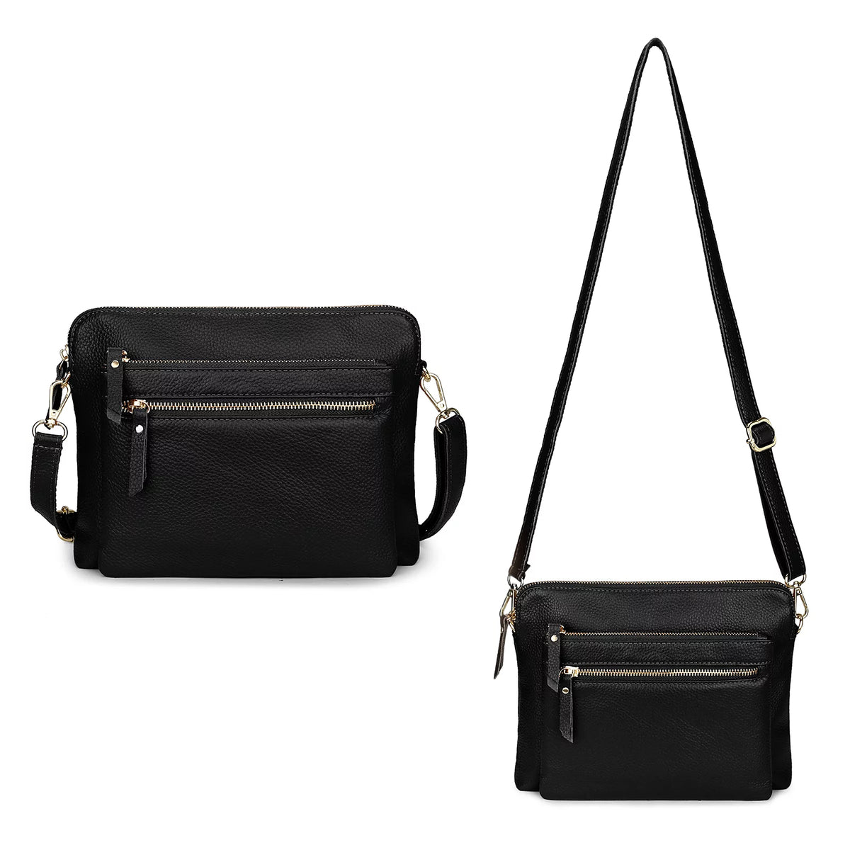 Genuine Leather Crossbody Bag J91780