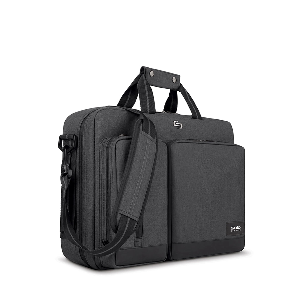 Gray Laptop Briefcase Backpack M620