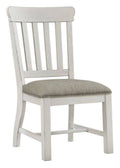 Gray Slat Back Side Chair Q37348