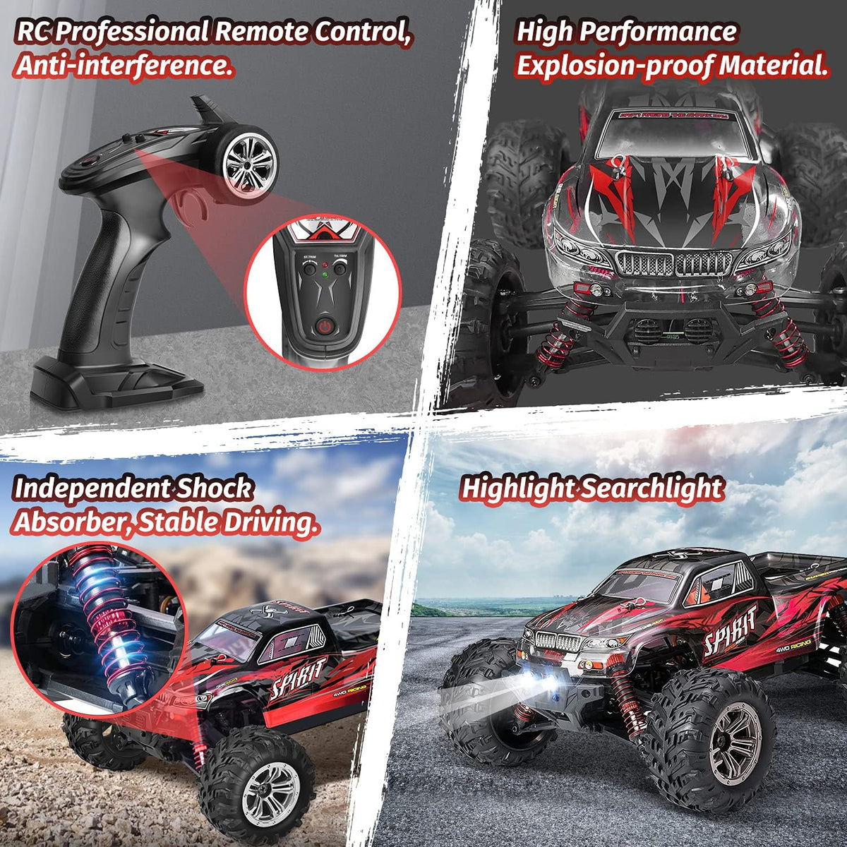 1:16 Scale 4WD Remote Control Monster Truck I984