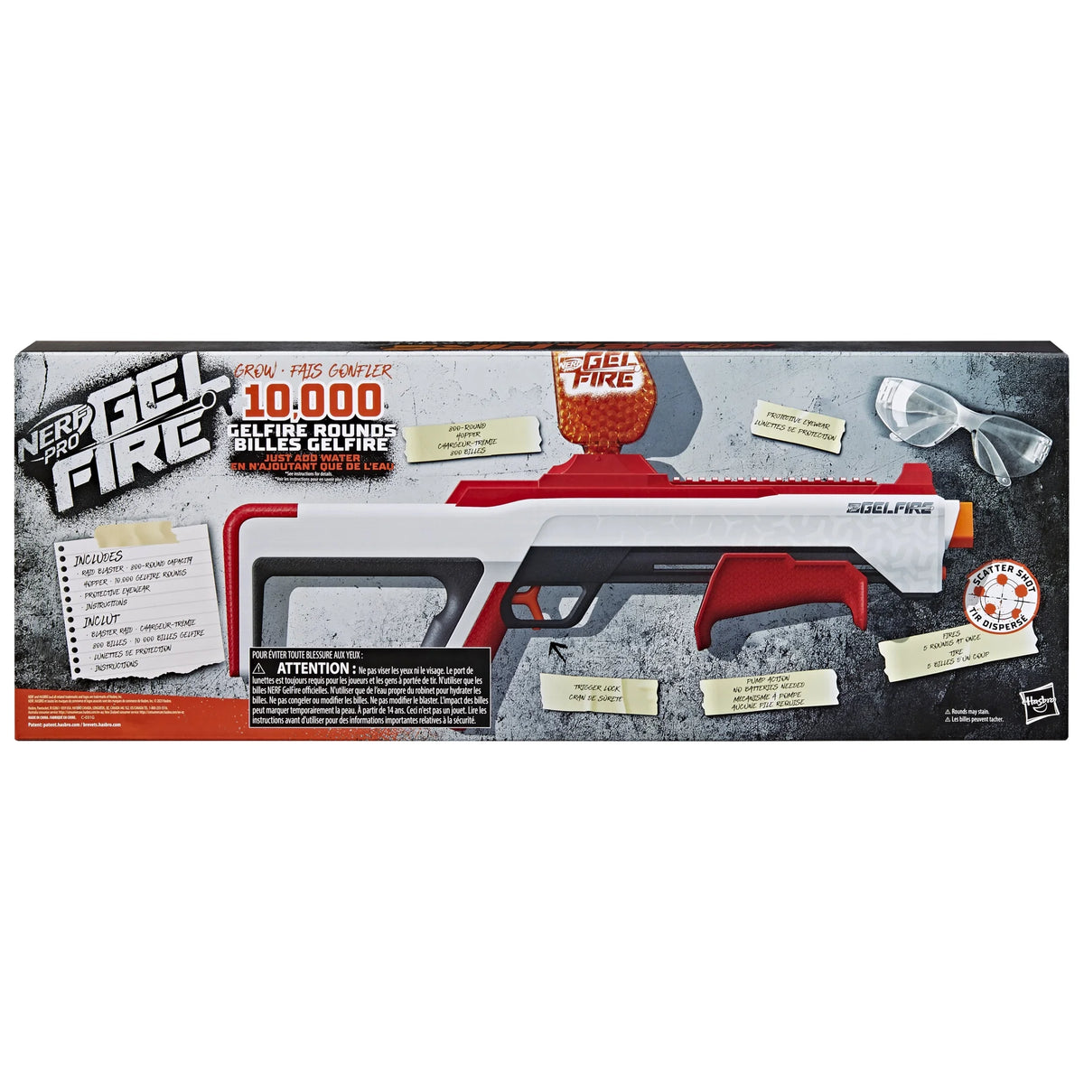 Gel Blaster with 800 Round Hopper and Eyewear G235