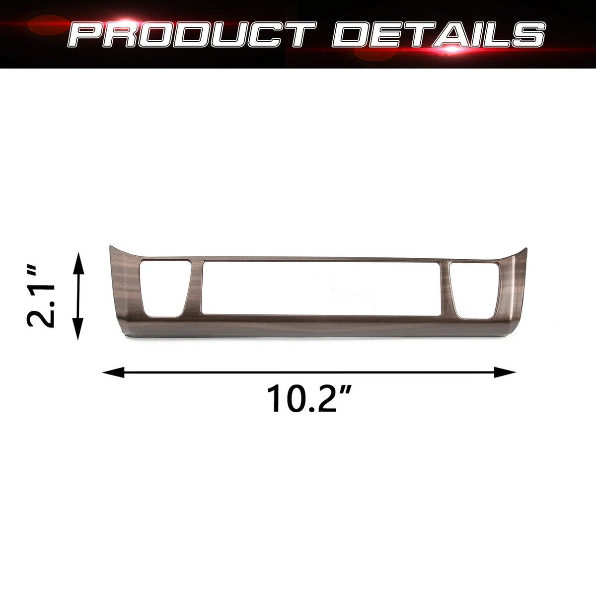 Center Console AC Climate Control Switch Panel Frame Cover Trim Wood Grain D1612