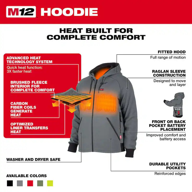 Black Heated Jacket Hoodie Kit Q22249