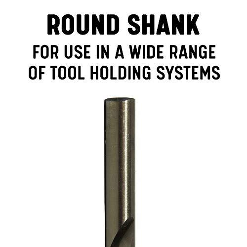 Cobalt Heavy Duty Jobber Length Drill Bit, Pack of 6 V9516