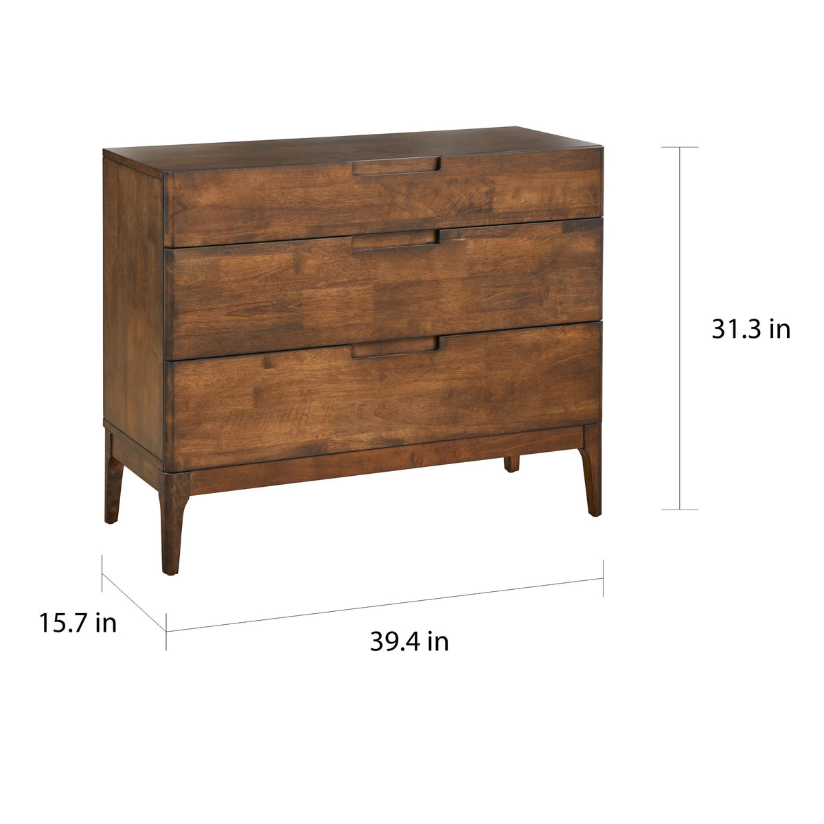 Mid-century Modern 3-drawer Dresser N26766