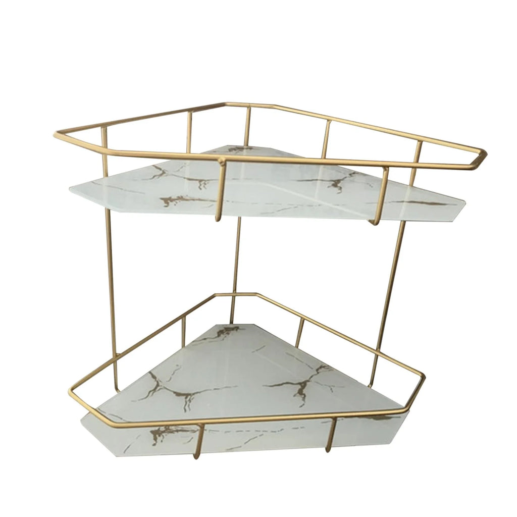White Bottom Bathroom Storage Rack I7939