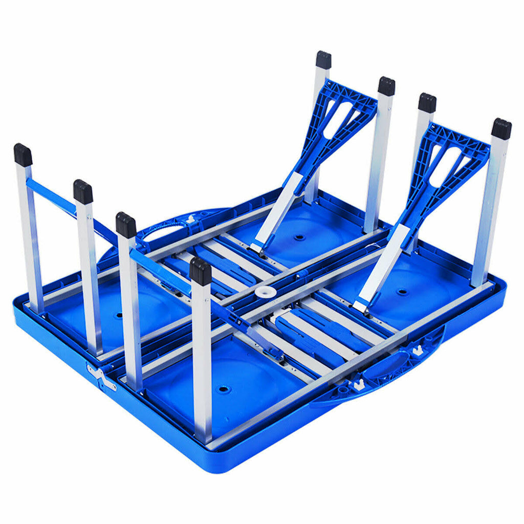 Folding Camping Table and Bench Set I98430