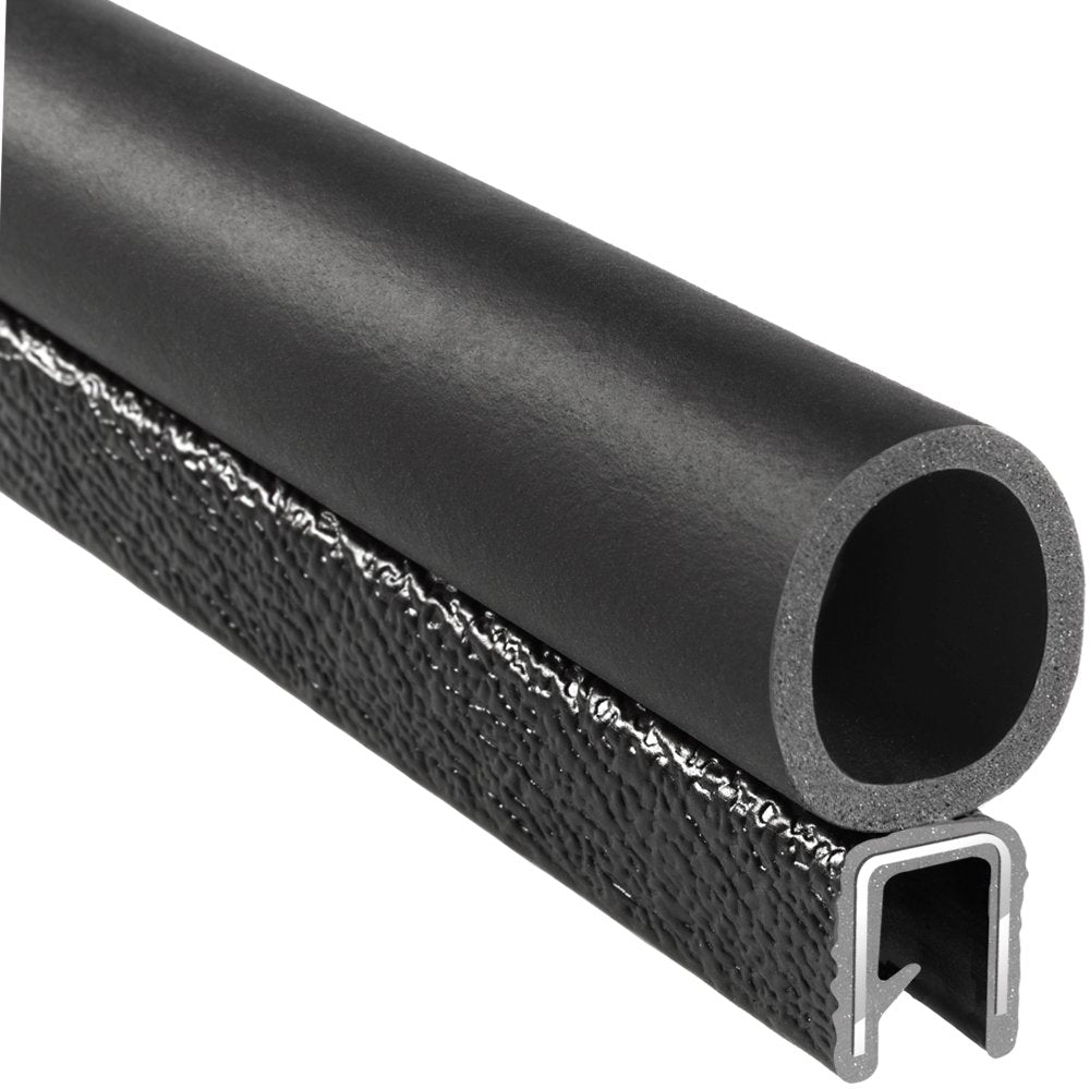 PVC Trim Seal with EPDM Rubber Bulb, 25' Length R8357