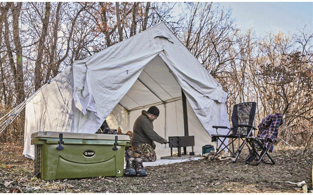 10x12' Canvas Wall Tent with Frame Z6923