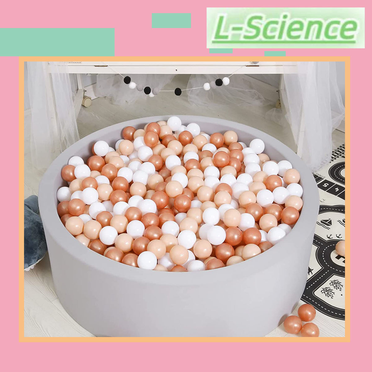100pcs Plastic Balls for Ball Pit K73817