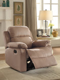 Brown Microfiber Recliner C401295