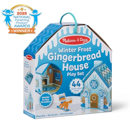 Wooden Gingerbread House Play Set I719