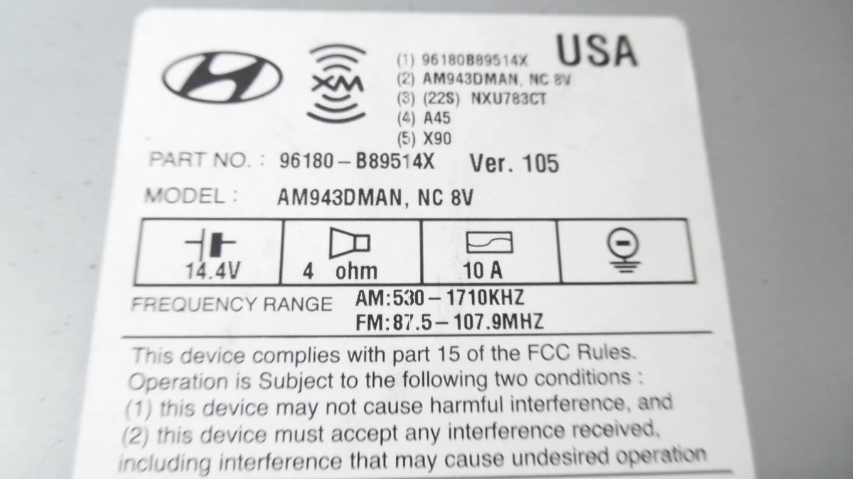CD Player Radio Receiver with Satellite and Display K3580