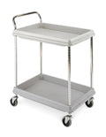Gray 2-Shelf Utility Cart L6825