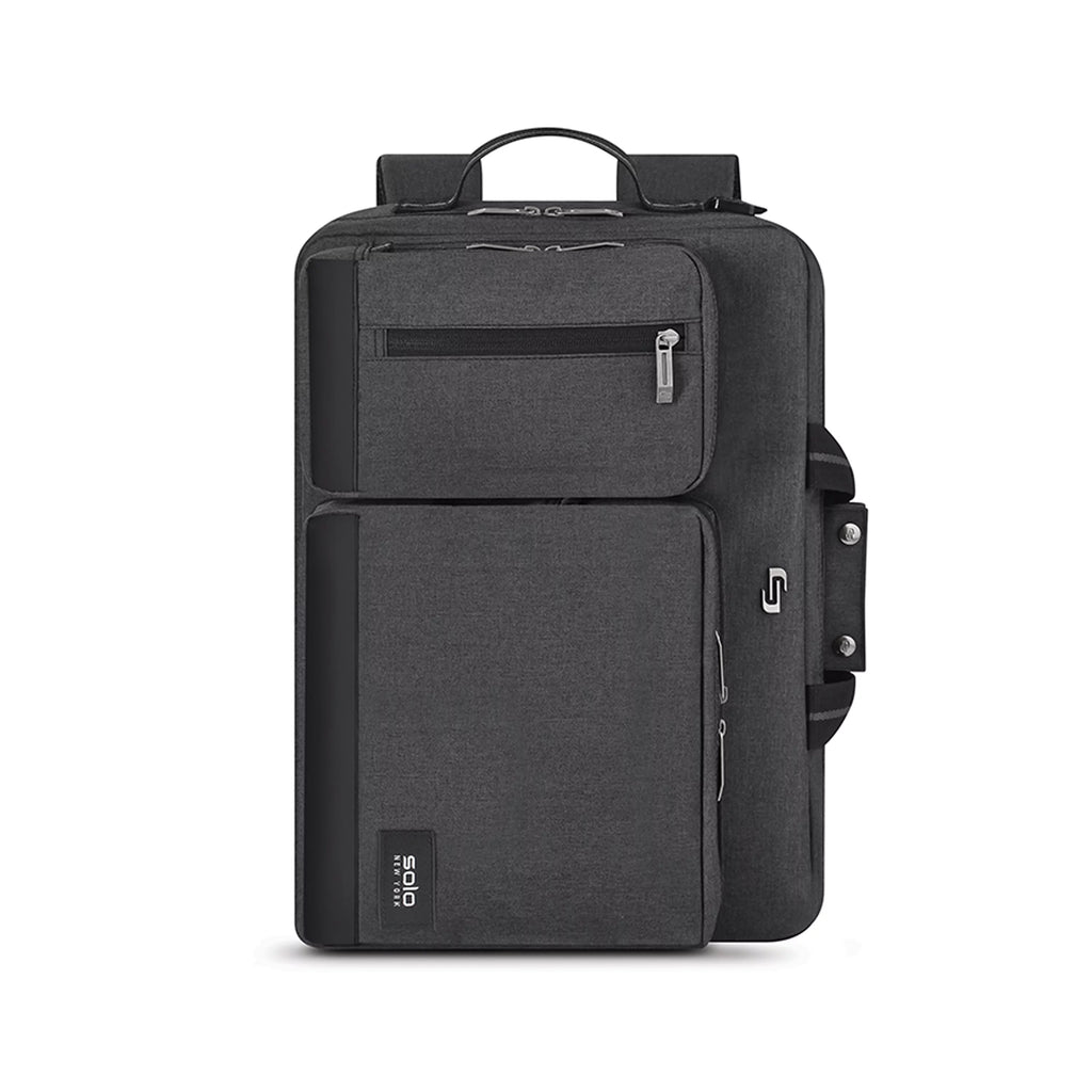 Gray Laptop Briefcase Backpack M620