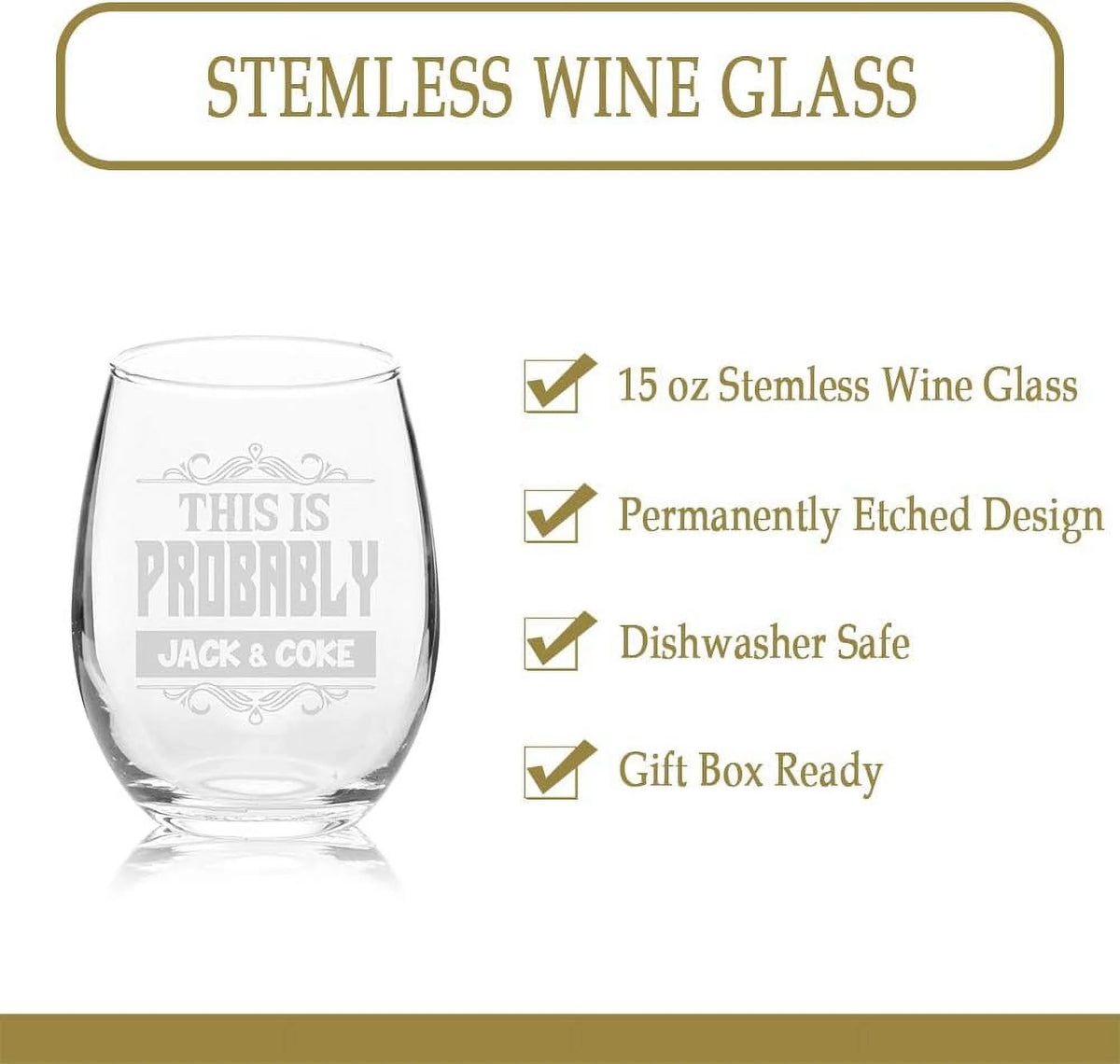 Stemless Wine Glass O1057