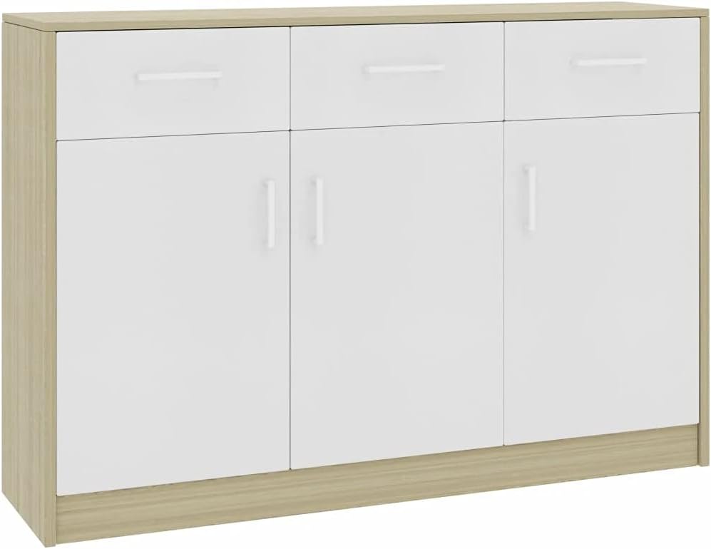 Black Chipboard Sideboard A350