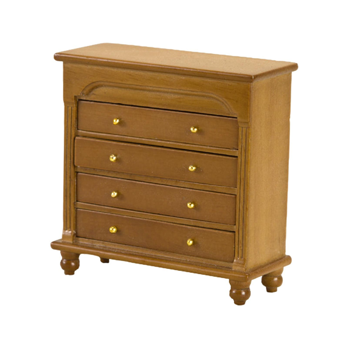 1/12 Scale Dollhouse Sideboard Miniature Cabinet Simulation Furniture Model walnut color V327