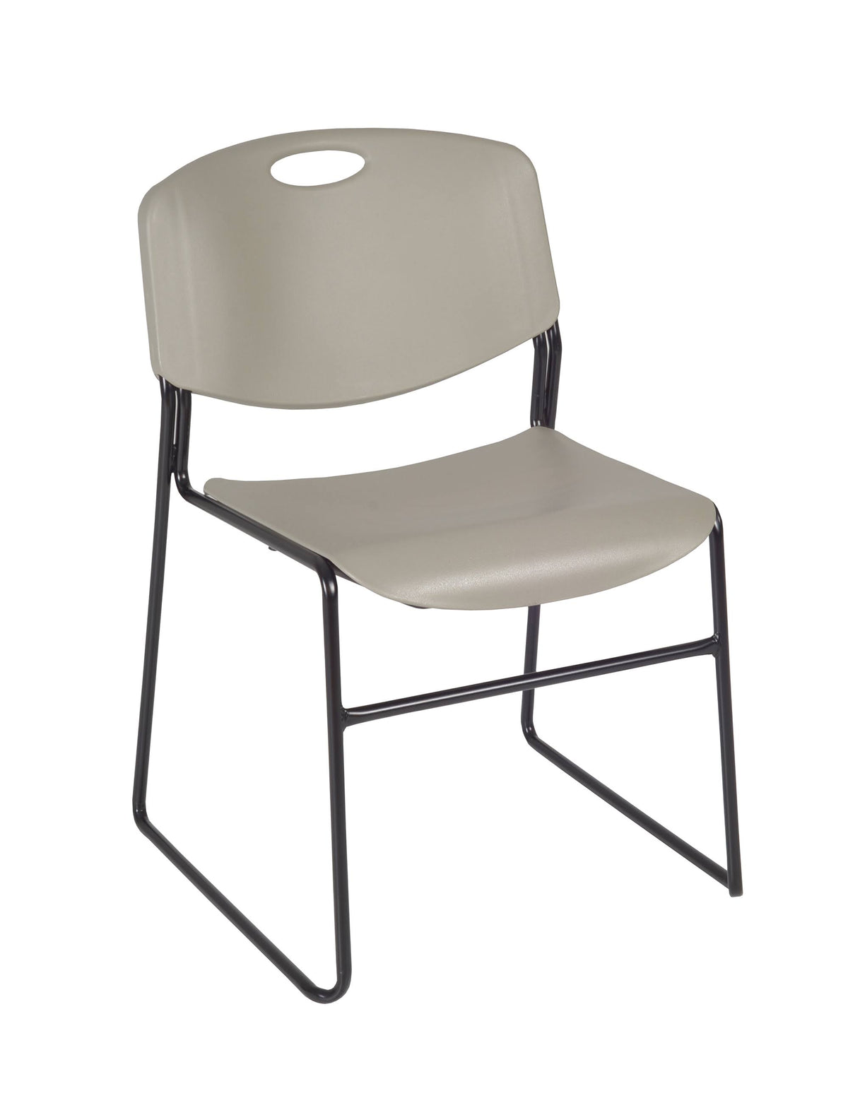 Cherry Training Table and 2 Grey Stack Chairs C783338