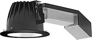 4 inch Round 20W 3500K 90 CRI White Cone Black Ring C741
