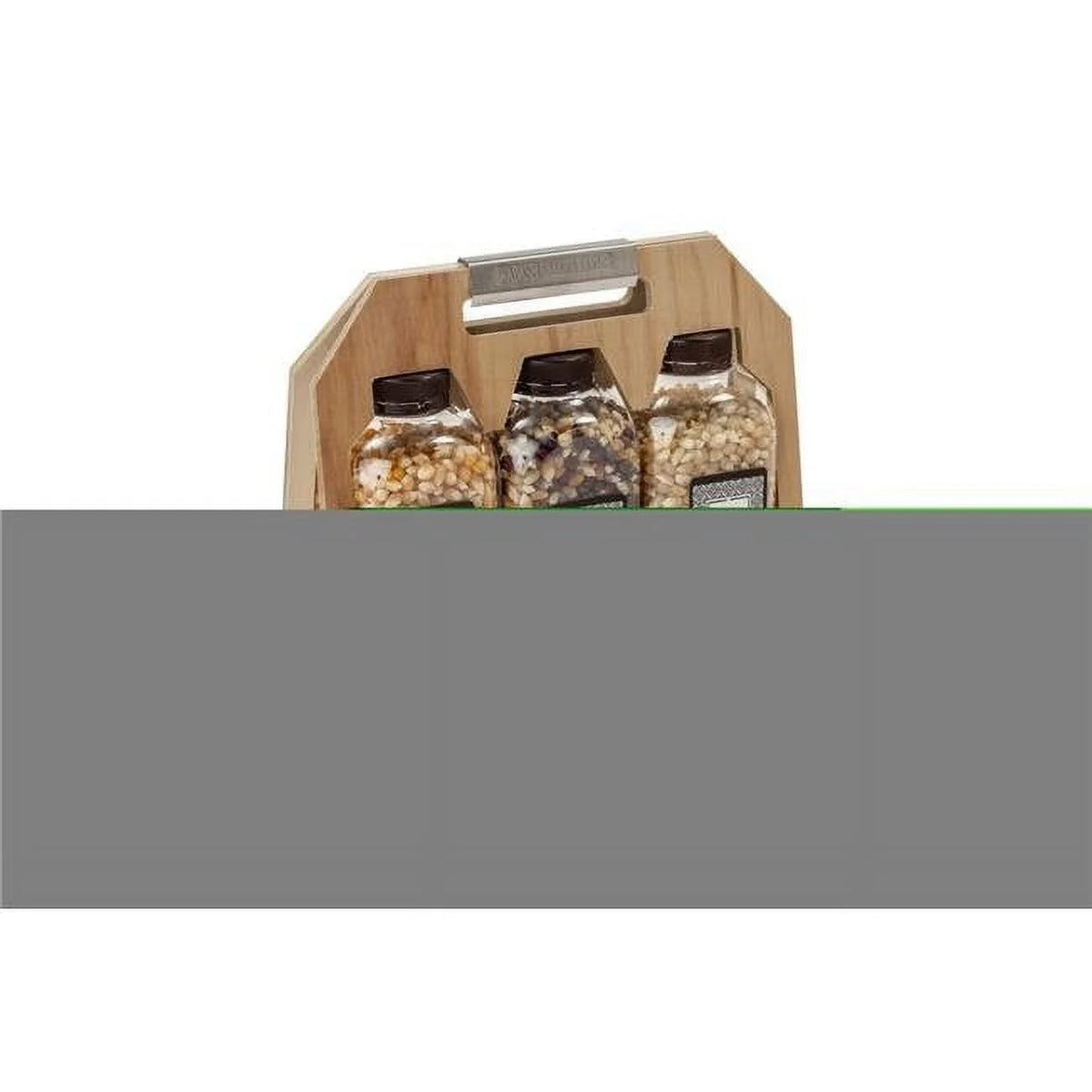 Gourmet Popcorn Kernel Collection Wood Crate Set D67032