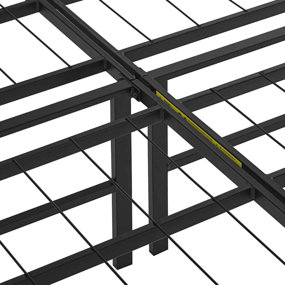 Black Queen Metal Platform Bed Frame Z759260