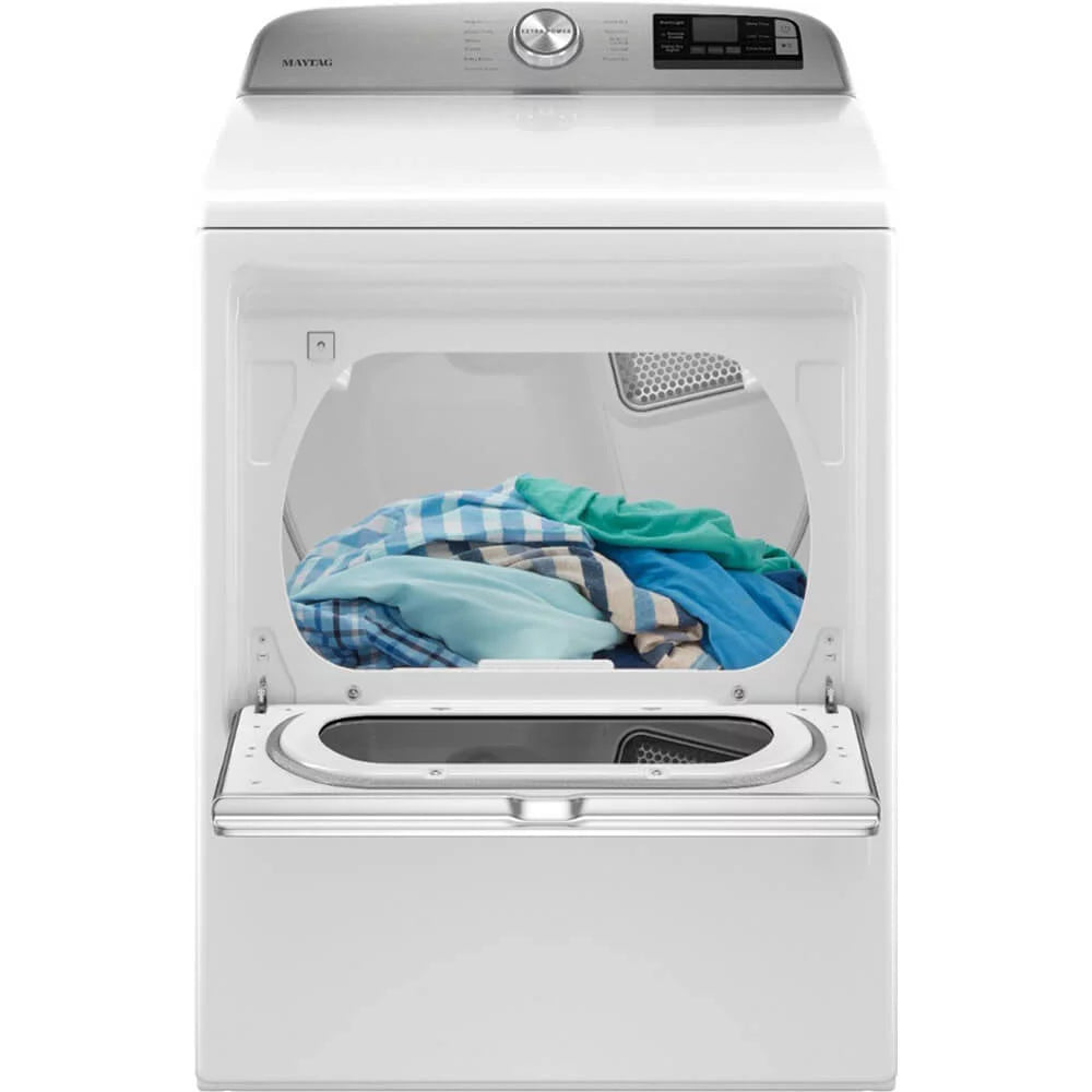 27" Wide 7.4 Cu. Ft. Gas Dryer White L458