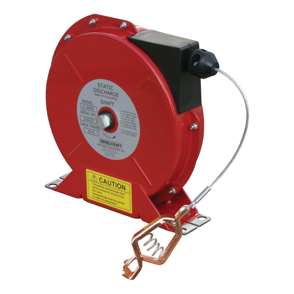 Spring Retractable Grounding Reels 50 ft P295