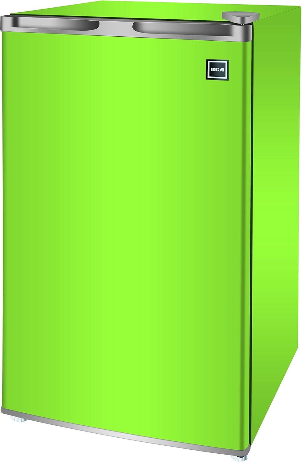 3.2 Cu Ft Single Door Mini Fridge with Freezer, Platinum T1294