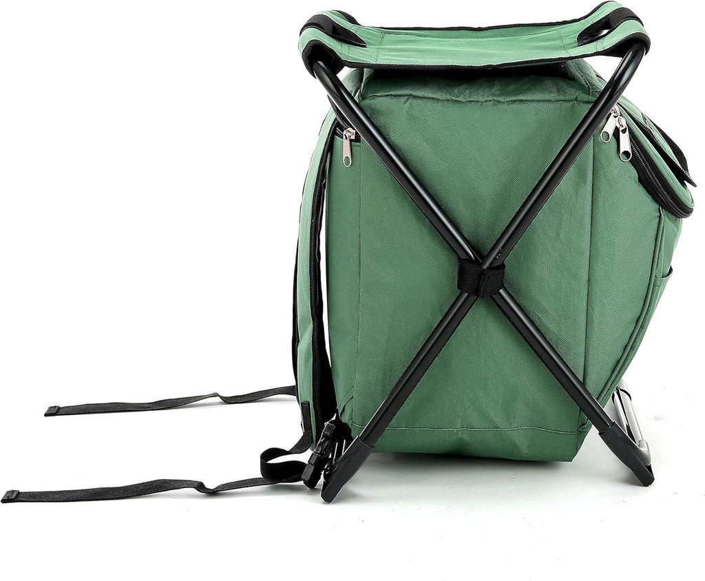 3-in-1 Compact Camp Chair with Insulated Cooler X2435