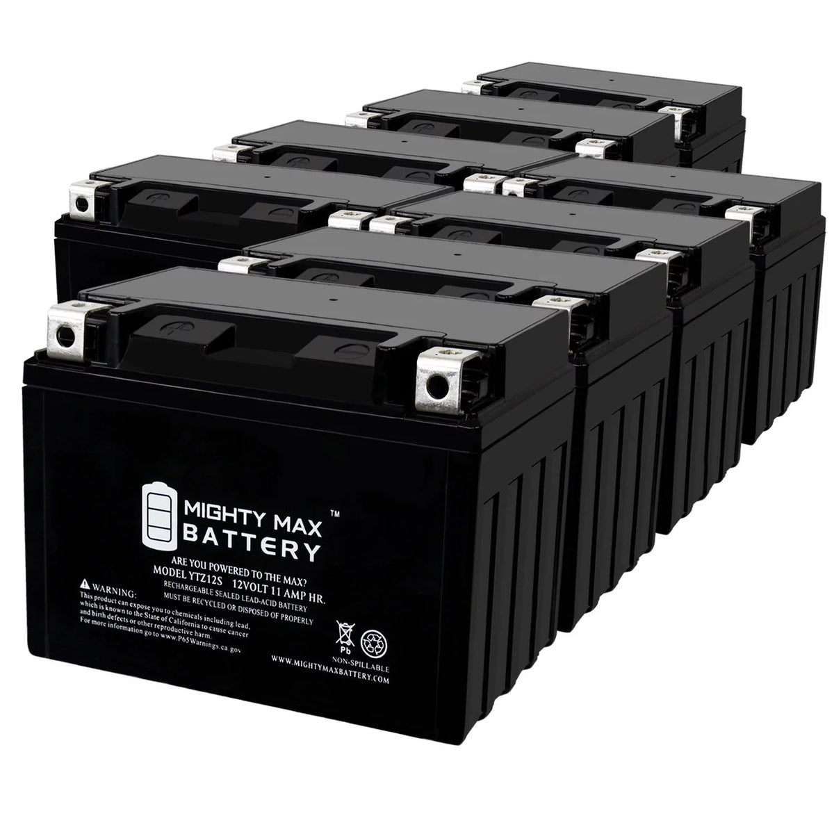 12 Volt 11 AH 210 CCA Rechargeable SLA AGM Motorcycle Battery M52938