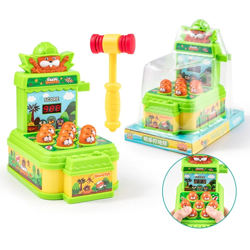 Mini Coin-operated Pound Arcade Game Toy with One Hammer V510083