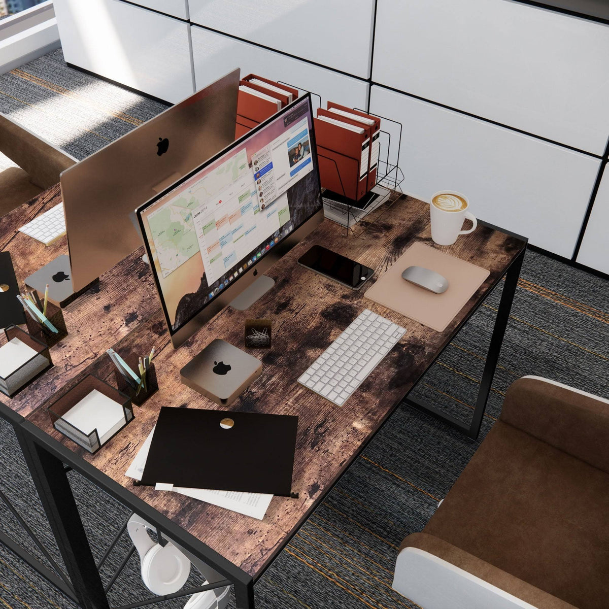 Rustic Folding Computer Desk Q789080