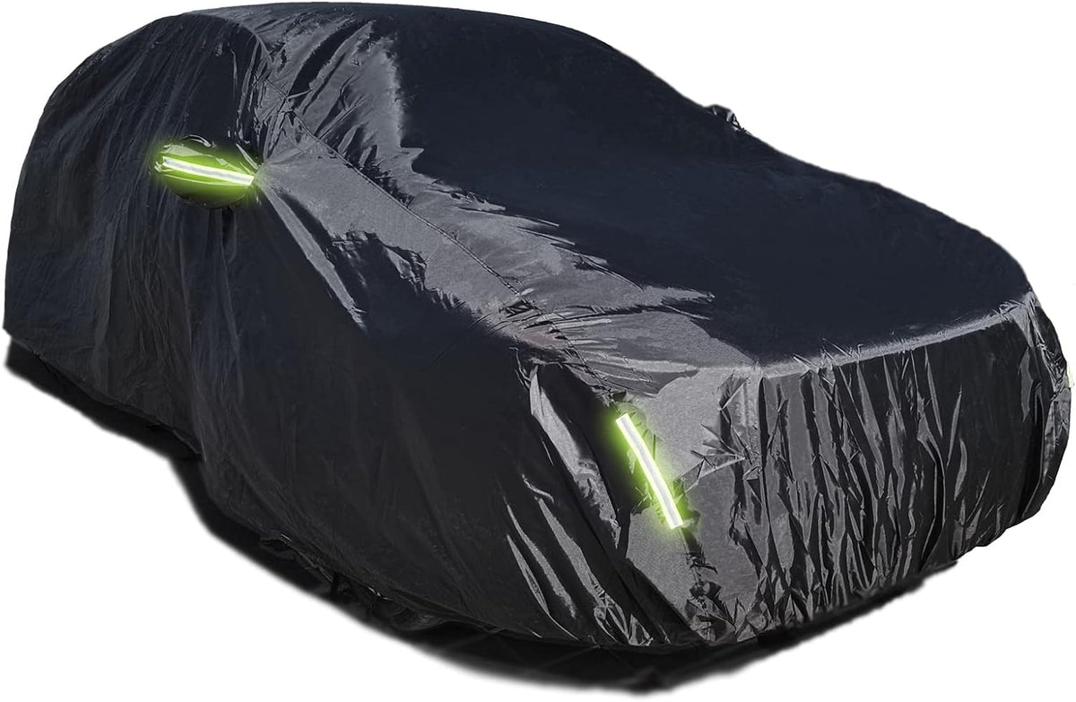 Black Full Car Cover 210D Oxford U30271