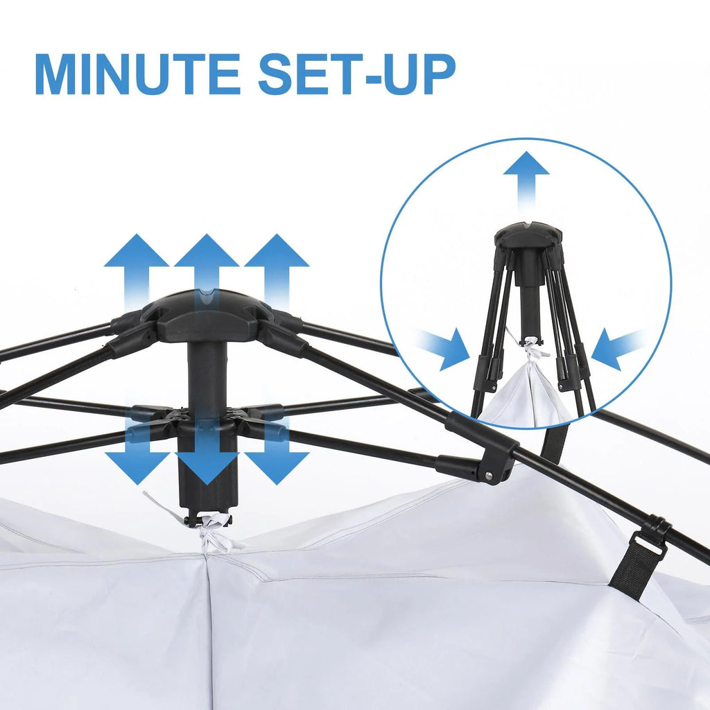 Waterproof Pop Up Camping Tent with Rainfly V30750