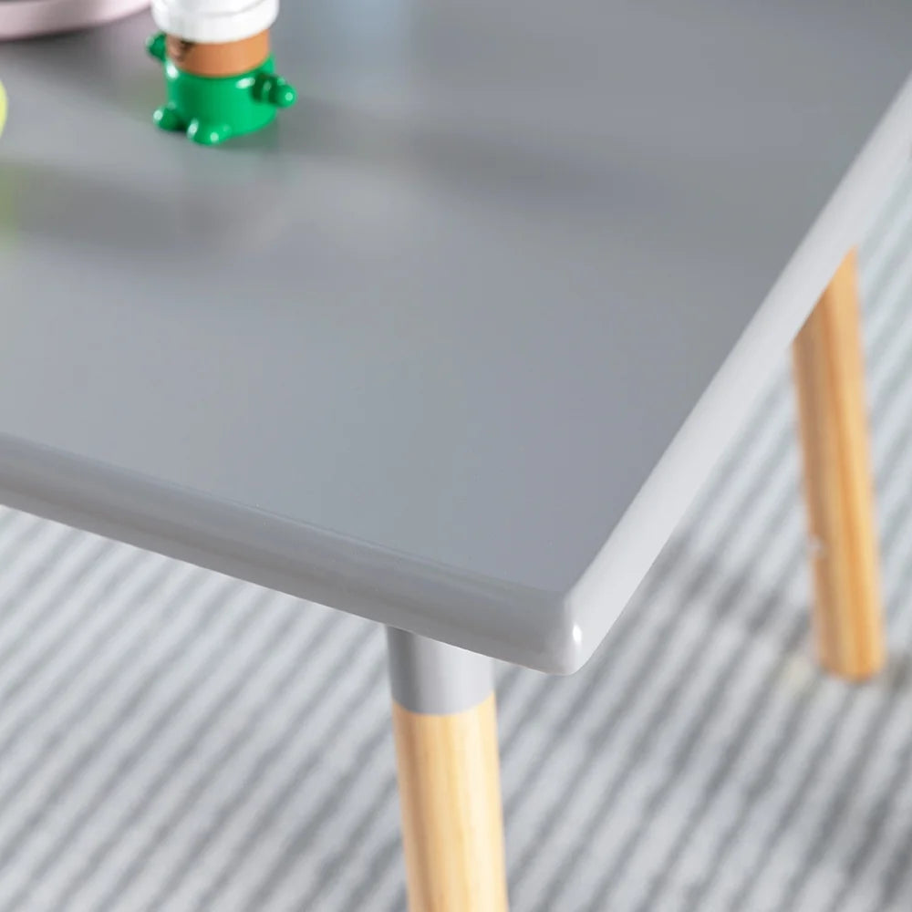 Gray Kids Table and Stool Set M697503