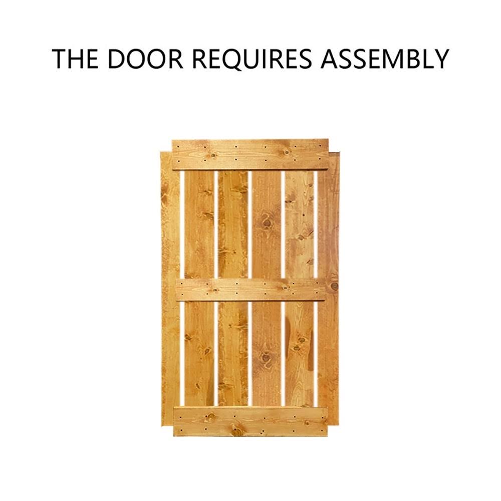 Sage Green Double Barn Door with Hardware Kit V4553