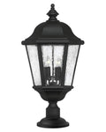 Black Outdoor Post Mount U33129
