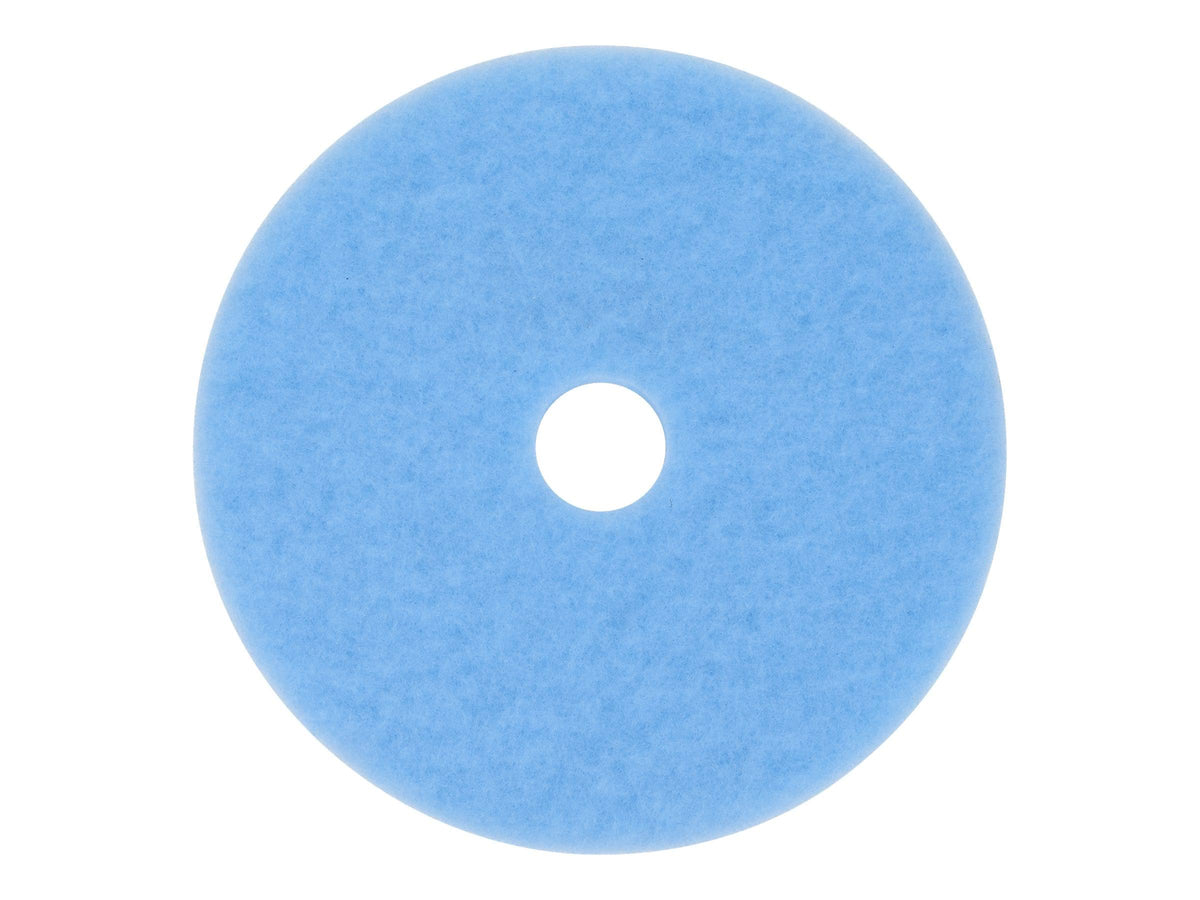 Sky Blue Hi-Performance Burnish Pad, 20 in, 5/Case C546