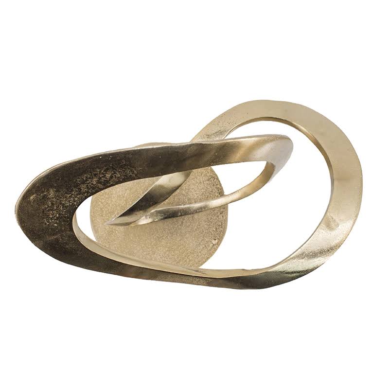 Gold Alu Sculpture on Block Base B295135