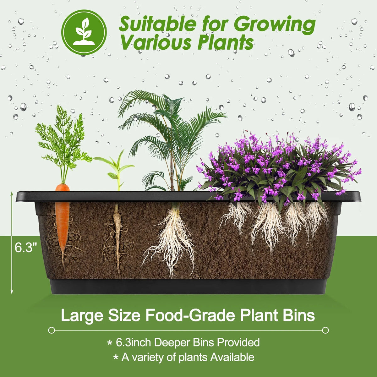 4 ft 5-Tier Raised Garden Bed Planter with Storage Shelf O855