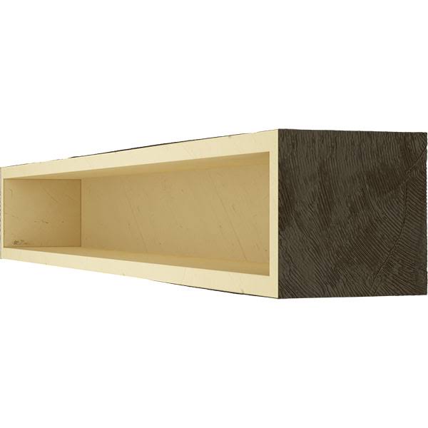 Natural Ash Knotty Pine Faux Wood Fireplace Mantel F310842