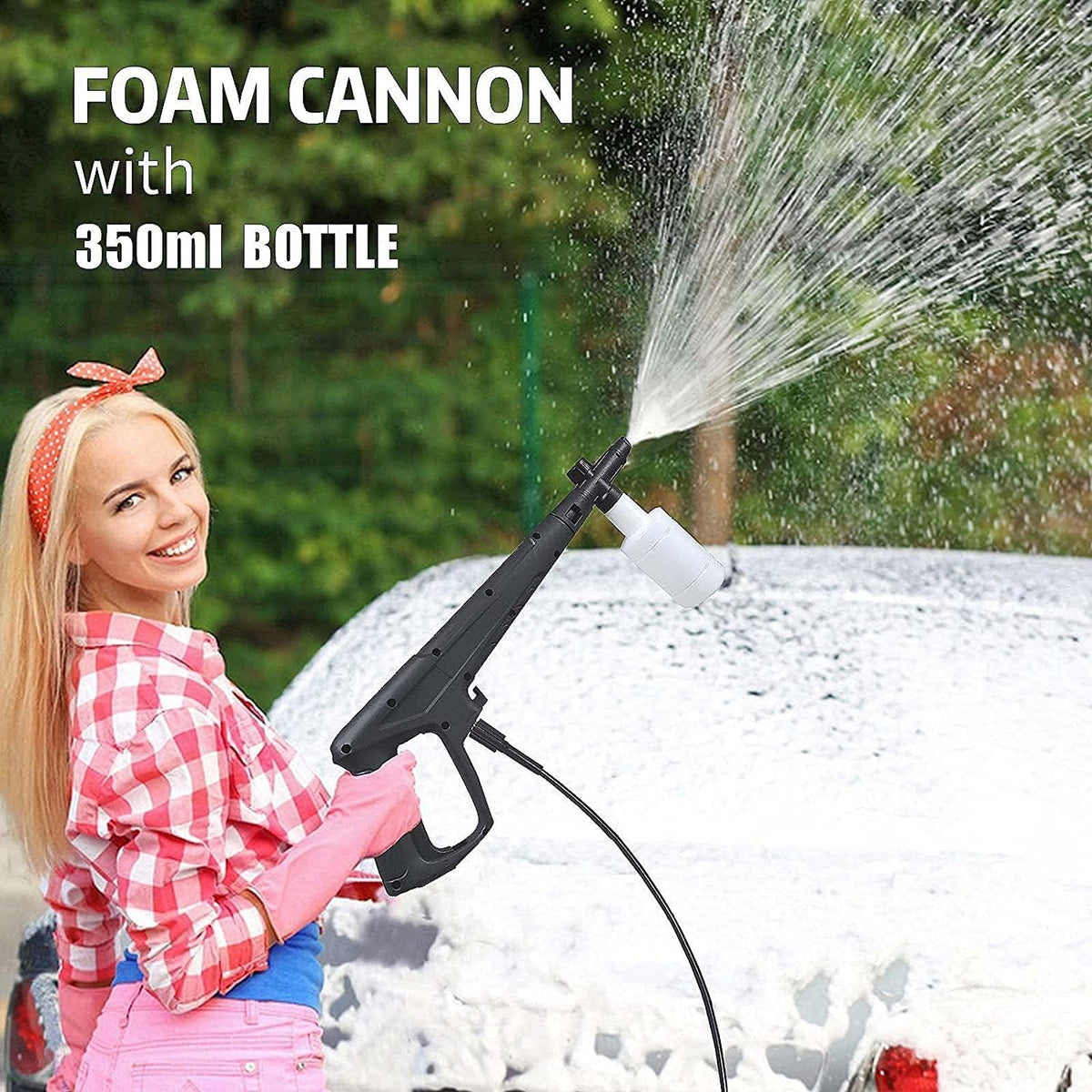 Electric Pressure Washer 3200 PSI 2.6 GPM Power Washer with Nozzles Foam Cannon U22726