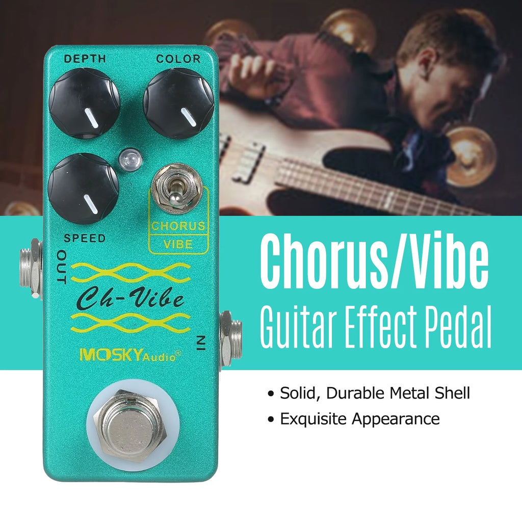 Mini Chorus/Vibe Guitar Effect Pedal Y618