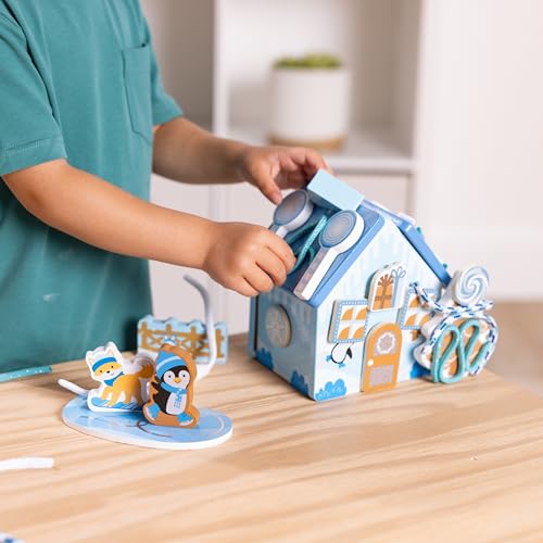 Wooden Gingerbread House Play Set I719