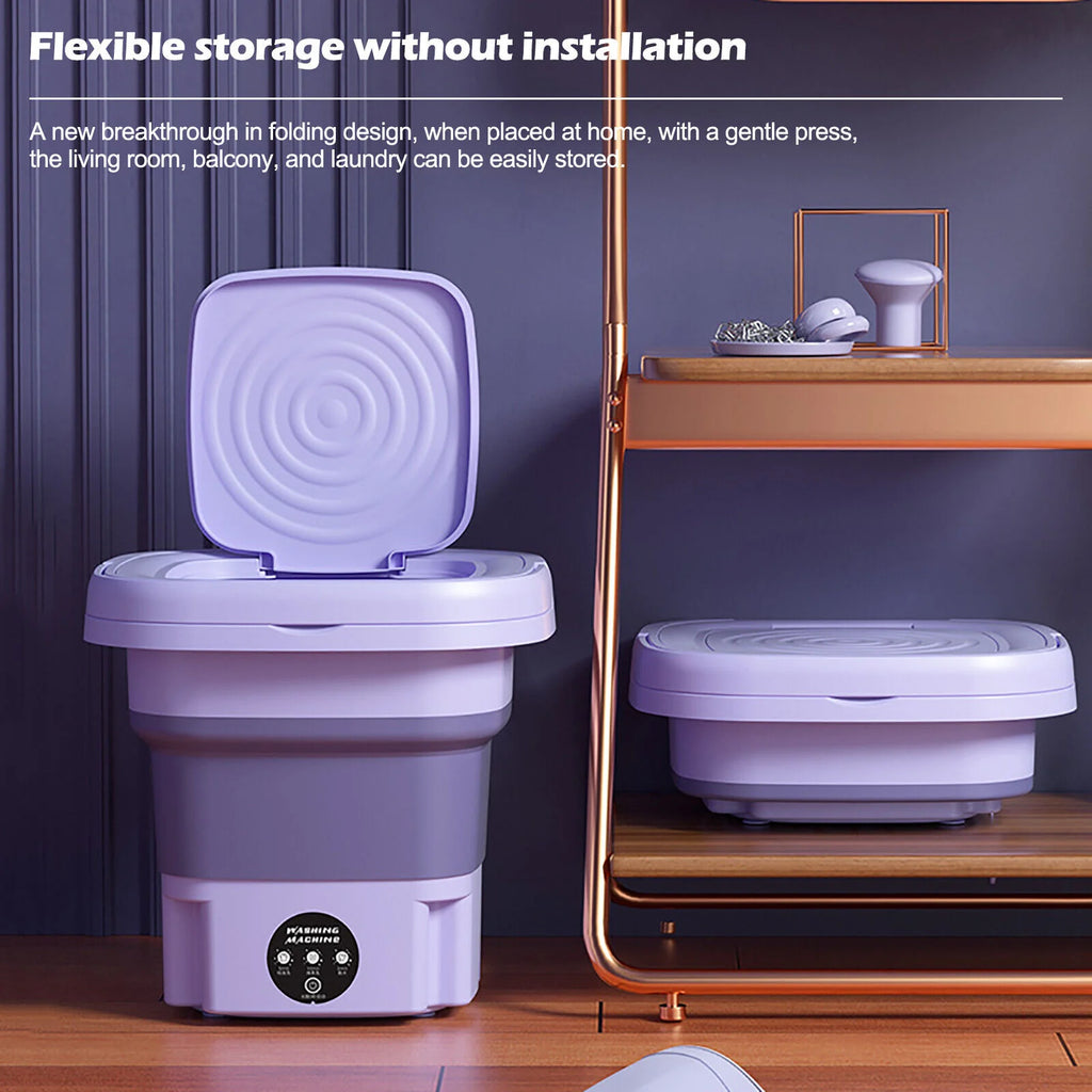 8L Portable Mini Washing Machine with Spin Dryer A18172