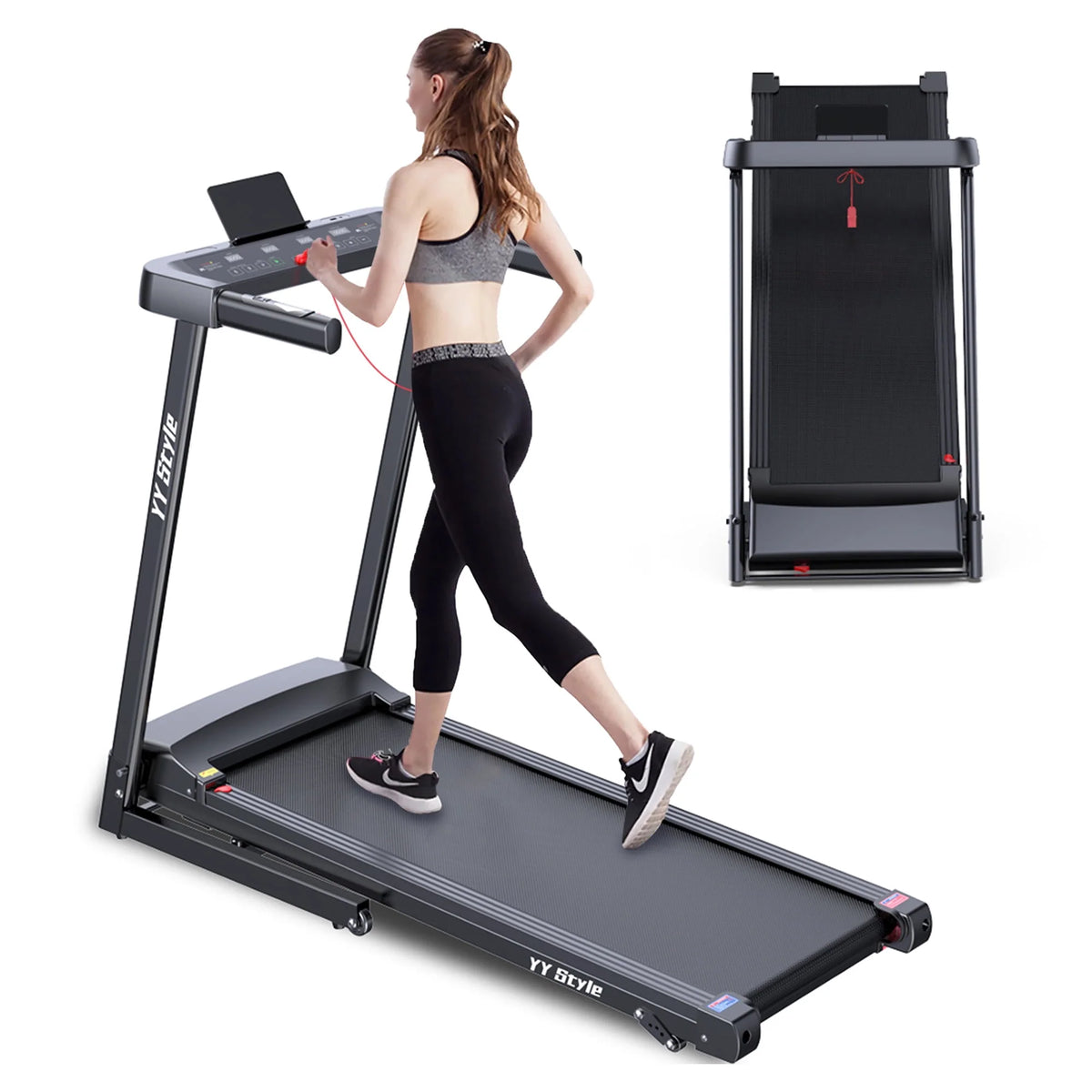 Folding Electric Treadmill with Bluetooth Speaker N327