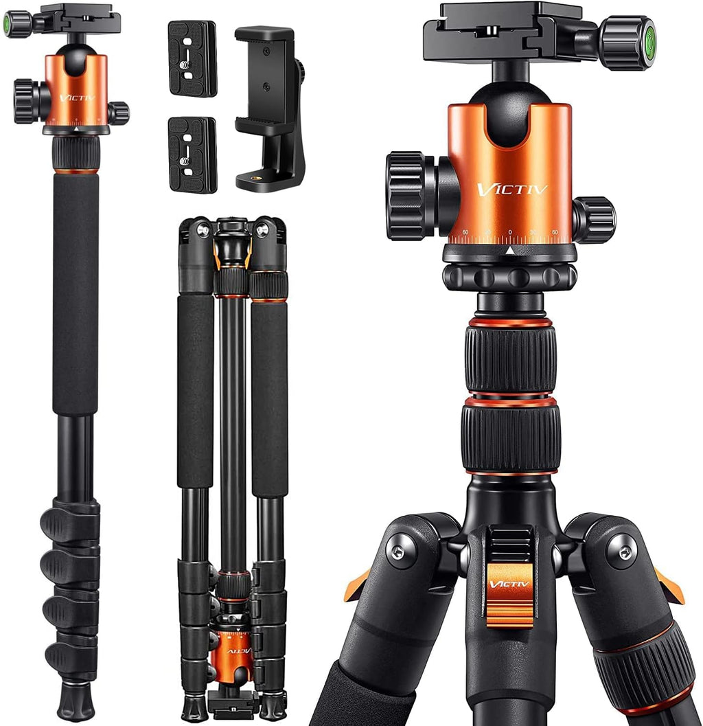 82 inches Aluminum Tripod with 360 Degree Ball Head, Pack of 2 T647470